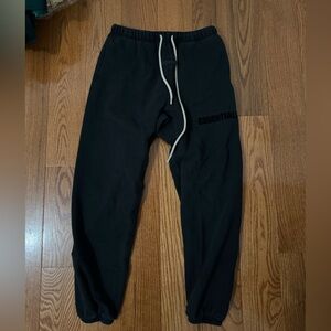 Essentials black joggers